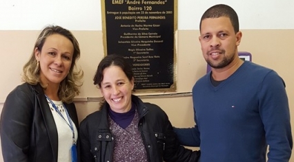Visitamos o Colégio Municipal André Fernandes – Novo núcleo