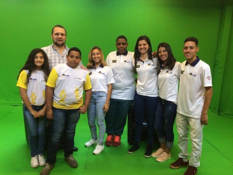 Delegação EPROCAD nos estúdios da rede Conectv