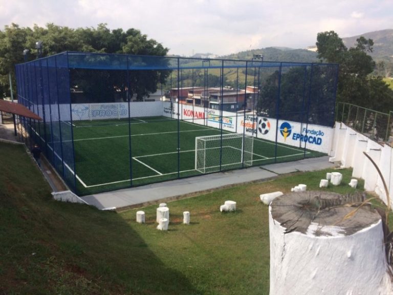 Inauguração da quadra em Pirapora do Bom Jesus