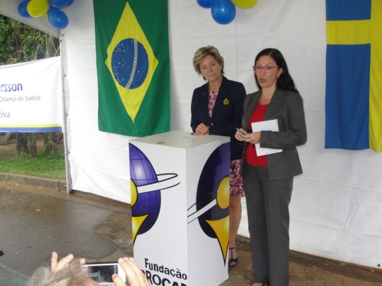 Ministra da Suécia visita Fundação EPROCAD